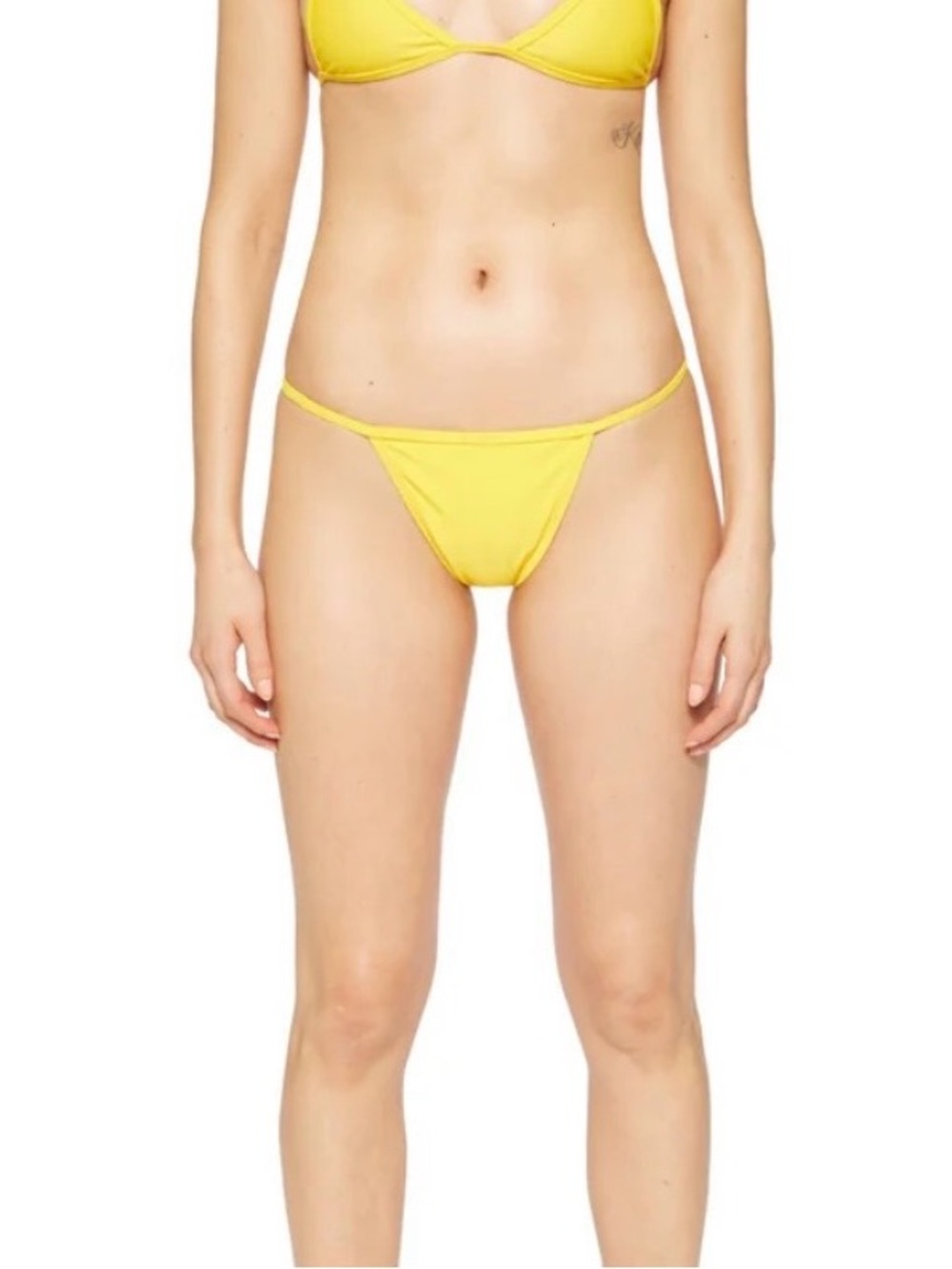 NWT Yellow Triangle Bikini Bottom - Picture 2 of 4